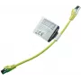 IT-BUDGET Full Copper Premium Patch Cable - Flex AWG 26 - Cat.8.1 - 2000 MHz - Halogen-Free - PoE+ - 40 Gbit - Geltona - 0,5 m (90ITBFLEX81PK050Y)