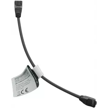IT-BUDGET Full Copper Premium Patch Cable - Slim AWG 28 - Cat.8.1 - 2000 MHz - Halogen-Free - PoE+ - 40 Gbit - Black - 0.25 m