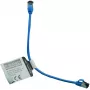 IT-BUDGET Full Copper Premium Patch Cable - Slim AWG 28 - Cat.8.1 - 2000 MHz - Halogen-Free - PoE+ - 40 GBit - Blue - 0.25 m
