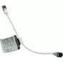 IT-BUDGET Full Copper Premium Patch Cable - Slim AWG 28 - Cat.8.1 - 2000 MHz - Halogen-Free - PoE+ - 40 Gbit - White - 0.50 m