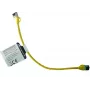 IT-BUDGET Full Copper Premium Patch Cable - Slim AWG 28 - Cat.8.1 - 2000 MHz - Halogen-Free - PoE+ - 40 Gbit - Yellow - 0.50 m