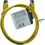 IT-BUDGET Full Copper Premium Patch Cable - Slim AWG 28 - Cat.8.1 - 2000 MHz - Halogen-Free - PoE+ - 40 GBit - Geltona - 1,5 m