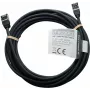 IT-BUDGET Full Copper Premium Patch Cable - Slim AWG 28 - Cat.8.1 - 2000 MHz - Halogen-Free - PoE+ - 40 Gbit - Black - 5 m (90ITBSLIM81PK5S)
