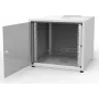 IT-BUDGET 19 inch tinklo spinta SJB - 10U - 600x600 mm - stiklinės durys - galinis skydas - šviesiai pilka (W-3987-01-01-011-BBL)