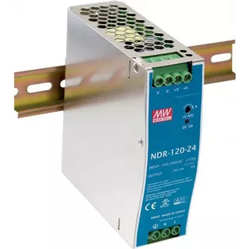 Meanwell NDR-120-12 DIN bėgio maitinimo šaltinis 12V 10A 120W
