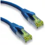 IT-BUDGET Full Copper Premium Patch Cable - Super Flex TPE - Cat.6A - su Cat.7 žaliava - 600 MHz - Be halogenų - PoE+ - 10GBit - Mėlyna - 3 m