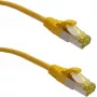 IT-BUDGET Full Copper Premium Patch Cable - Super Flex TPE - Cat.6A - su Cat.7 žaliava - 600 MHz - Halogen-Free - PoE+ - 10 Gbit - Geltona - 3 m