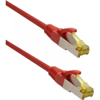 IT-BUDGET Full Copper Premium Patch Cable - Super Flex TPE - Cat.6A - su Cat.7 žaliava - 600 MHz - Halogen-Free - PoE+ - 10GBit - Raudona - 2 m (90ITBFLEX6A7PK2R)