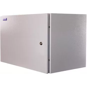 RESISTER 19-Inch Network Cabinet Pro - IP66 lauko ir pramonės reikmėms - tvirtos metalinės durelės - 7U - 600x400 mm - šviesiai pilka (90RR19WV74MG)