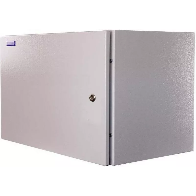 RESISTER 19-Inch Network Cabinet Pro - IP66 lauko ir pramonės reikmėms - tvirtos metalinės durelės - 7U - 600x400 mm - šviesiai pilka (90RR19WV74MG)