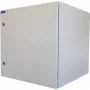 RESISTER 19-Inch Network Cabinet Pro - IP66, skirtas lauko ir pramoniniam naudojimui - Tvirtos metalinės durelės - 12U - 600x600 mm - Šviesiai pilka (90RR19WV126MG)