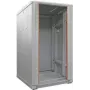 IT-BUDGET 19-Inch Network Cabinet SRK - 27U - 600x600 mm - Tempered Glass Door - Flatpack - Light Grey (90ITB19SRK2766GGN)