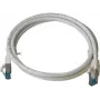IT-BUDGET Full Copper Premium Patch Cable Cat.6A 500 MHz Halogen-Free PoE+ AWG 26/7 White 0.15 m