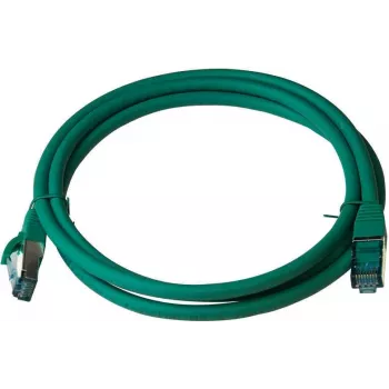 IT-BUDGET Full Copper Premium Patch Cable Cat.6A 500 MHz LSZH PoE+ AWG 26/7 Green 0.50 m