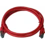 IT-BUDGET Full Copper Premium Patch Cable Cat.6A 500 MHz LSZH PoE+ AWG 26/7 Red 0.5 m