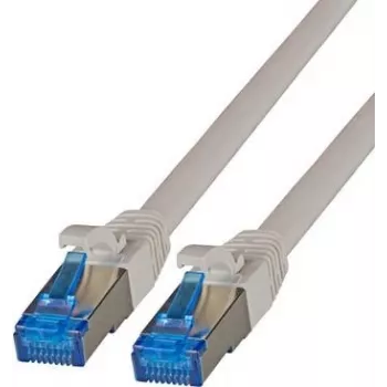 IT-BUDGET Full Copper Premium Patch Cable - Super Flex TPE - Cat.6A - 500MHz - LSZH - PoE+ - AWG 27 - Grey - 1.50 m