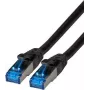 IT-BUDGET Full Copper Premium Patch Cable - Super Flex TPE - Cat.6A - 500MHz - LSZH - PoE+ - AWG 27 - Black - 1.50 m
