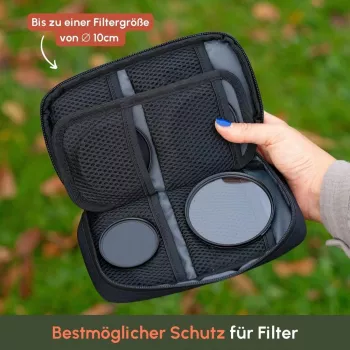 C-ROPE Filter Bag for Camera Filters in Black Retail (CRP-FT-M-BLK)