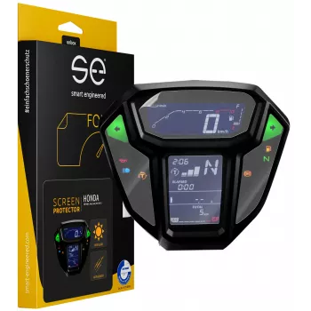 smart.engineered SE-DCP-2-0102-0045-1-M Display Protection Film, skirta Honda CRF1000L Africa Twin (2015-2017) - permatoma - 2 vnt. pakuotė