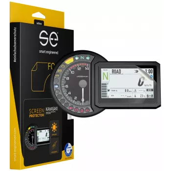 smart.engineered SE-DCP-2-0102-0060-1-M ekrano apsauginė plėvelė, skirta Kawasaki Versys 1000 SE (2019+) / H2 SX SE (2018+) - permatoma