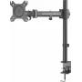 Rockstable RS-MM002 Vieno monitoriaus stalinis laikiklis - spaustuvas/įvorė - 8 kg - 13-32 col. - VESA 75x75/100x100 - juoda