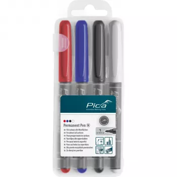 PICA-MARKER Pica Permanent-Pen 1.0mm Assorted su Instant-White-Pen