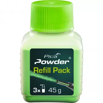 PICA-MARKER Pica Powder Refill Powder, skirtas Pica-Dry Longlife automatiniam pieštukui, 8 šerdys (4x grafitas, 2x raudona, 2x geltona), 2,8 mm, 125 mm