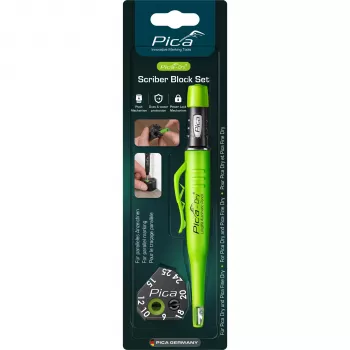 Pica Dry Scriber Block Set - Longlife automatinis pieštukas su dėklu ir šerdimis