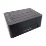 LC-Power LC-DOCK-C-V2 USB-C Docking Station su HDMI, DisplayPort, VGA, 3x USB-A, USB-C duomenims, USB-C PD 100W, Gigabit Ethernet, SD/microSD kortelių skaitytuvu, 3,5 mm garso išvestimi, pilka