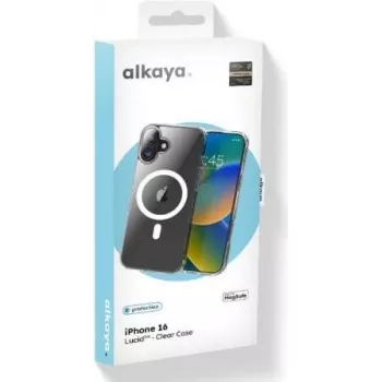 ALKAYA LUCID MagSafe dėklas, skirtas iPhone 16, permatomas