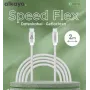 ALKAYA Speed Flex USB-C į USB-C laidas 2 m Baltas (CL-60031)