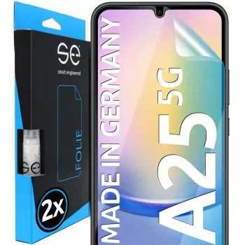 smart.engineered se 3D ekrano apsauginė plėvelė Samsung Galaxy A25 5G, skaidri, 2 vnt. (SE0-F0101-0487-23-M)