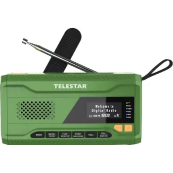 Telestar TOP NR 5 DAB+/FM Emergency Radio Green