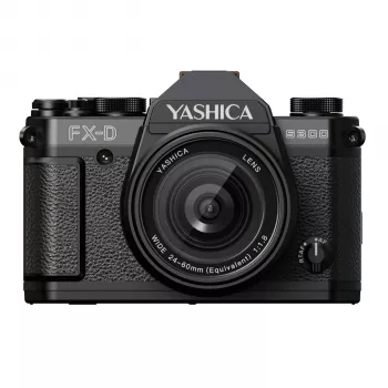 Yashica FX-D S300 35mm SLR juostinis fotoaparatas (juodas)