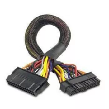 Akasa AK-CB24-24-EXT ATX 24 kontaktų maitinimo ilginimo laidas (24 cm, juodas)
