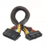 Akasa AK-CB24-24-EXT ATX 24 kontaktų maitinimo ilginimo laidas (24 cm, juodas)