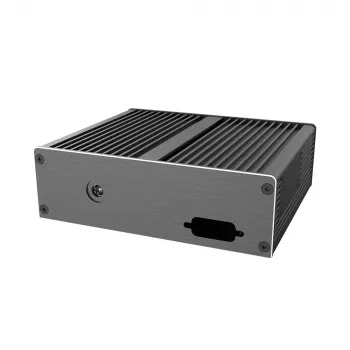 Akasa Ashton T ASUS Tinker Board 3N SBC korpusas su dviem vieno LAN prievadais, be ventiliatoriaus, juodas aliuminis