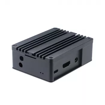 Akasa Raspberry Pi Model 3B+/B aliuminis dėklas - juodas