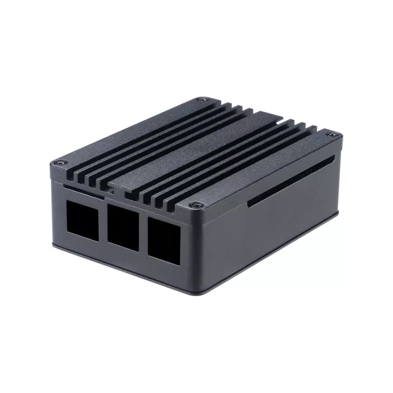 Akasa Raspberry Pi Model 3B+/B aliuminis dėklas - juodas