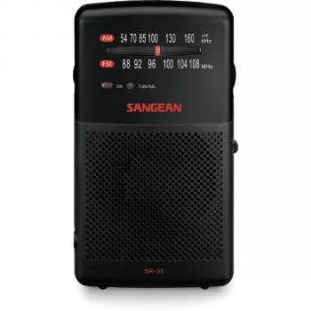 Sangean SR-35 Black nešiojamas AM/FM analoginis radijas
