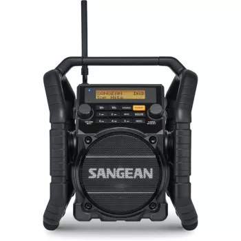 Sangean U-5 DBT (Utility 50) Black - Nešiojamas DAB+/FM radijas su Bluetooth, IP64, 7W RMS
