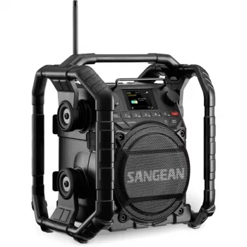 Sangean U-4X Black nešiojamas DAB+/FM radijas su Bluetooth 5.0, IP64, 7W RMS
