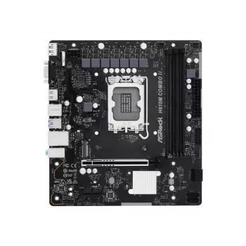 ASRock H610M-Combo II Micro ATX motininė plokštė, LGA 1700, Intel H610, DDR4, HDMI, DisplayPort, D-Sub, Gigabit LAN