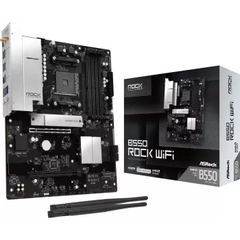 ASRock B550 ROCK WiFi ATX AM4 pagrindinė plokštė