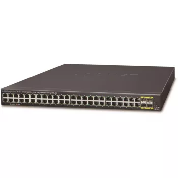Planet GS-4210-48T4S valdomas Gigabit jungiklis - 48 prievadai 10/100/1000 + 4 SFP