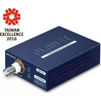 Planet LRP-101CH Long Reach PoE per koaksialinį kabelį praplėtimo įrenginys, montuojamas ant sienos, 30W