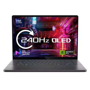 ASUS ROG Zephyrus G16 GU605CM-QR027W Nešiojamas žaidimų kompiuteris 16 inch OLED 2.5K 240Hz Intel Core Ultra 7 255H 16GB RAM 1TB SSD NVIDIA GeForce RTX 5060 Windows 11 Home