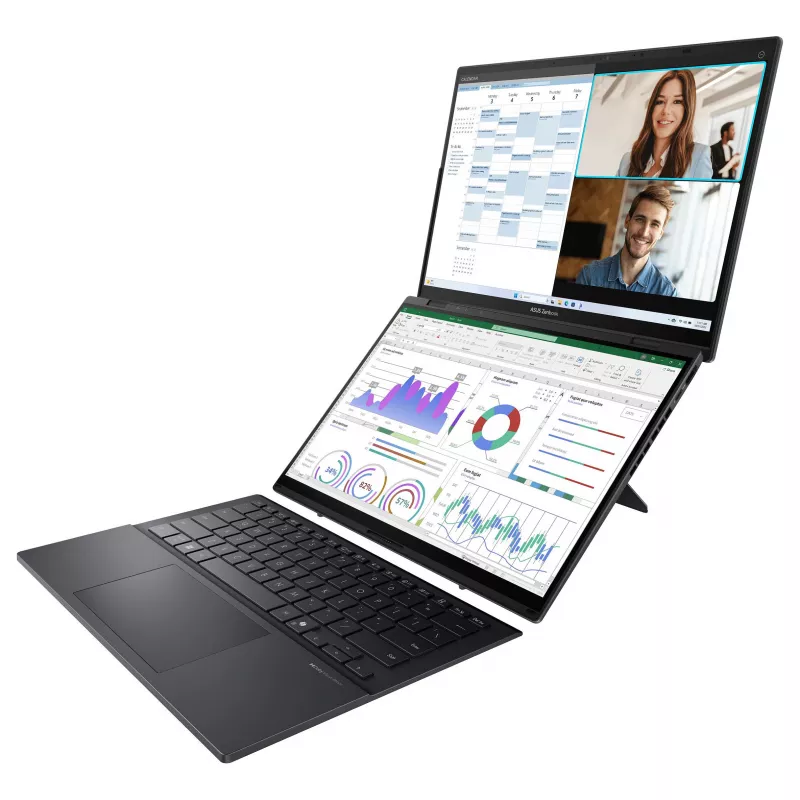 ASUS Zenbook OLED UX8406CA-ISSQL41X - 14 inch 3K OLED Touch, Intel Core Ultra 9, 32GB RAM, 1TB SSD, Inkwell Gray