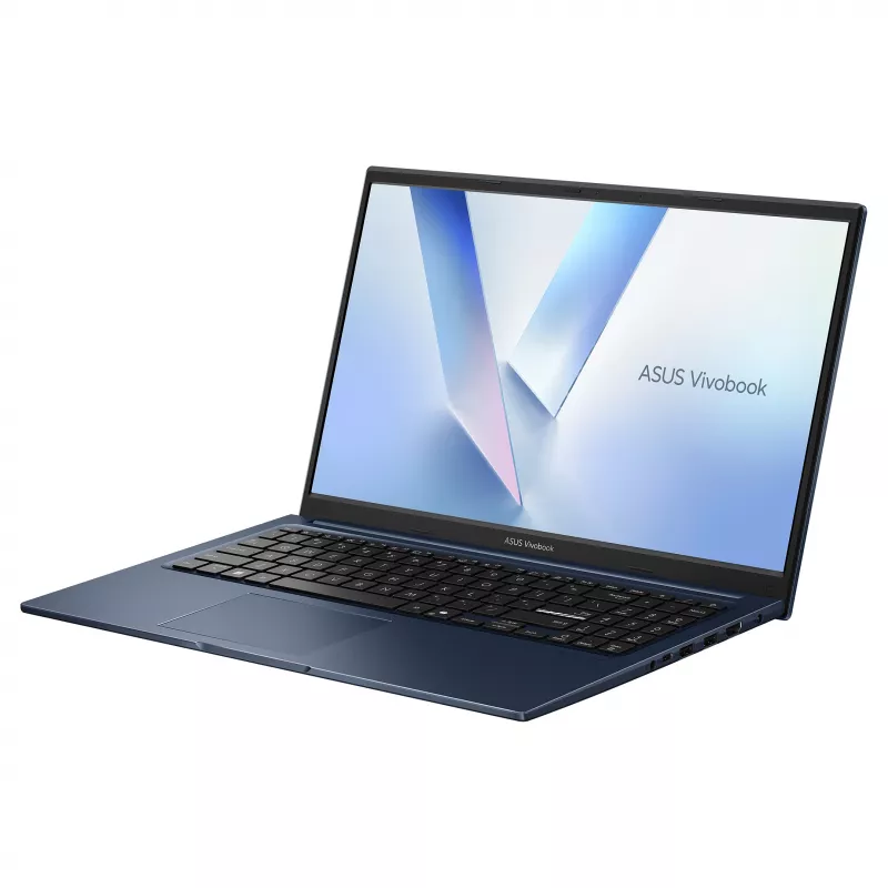 ASUS Vivobook 15 X1504VA-ISSBQ5680W nešiojamas kompiuteris, 15.6 colių Full HD IPS, Intel Core 5 120U, 8GB DDR5, 512GB SSD, Windows 11 Home, prancūziška AZERTY klaviatūra