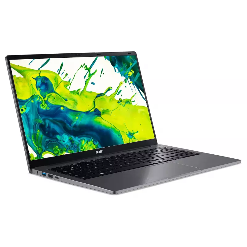 Acer AL15-47P-R439 15.6 inch Full HD IPS nešiojamas kompiuteris, AMD Ryzen 3 5400U, 8GB RAM, 512GB SSD, Windows 11 Home, Pure Silver